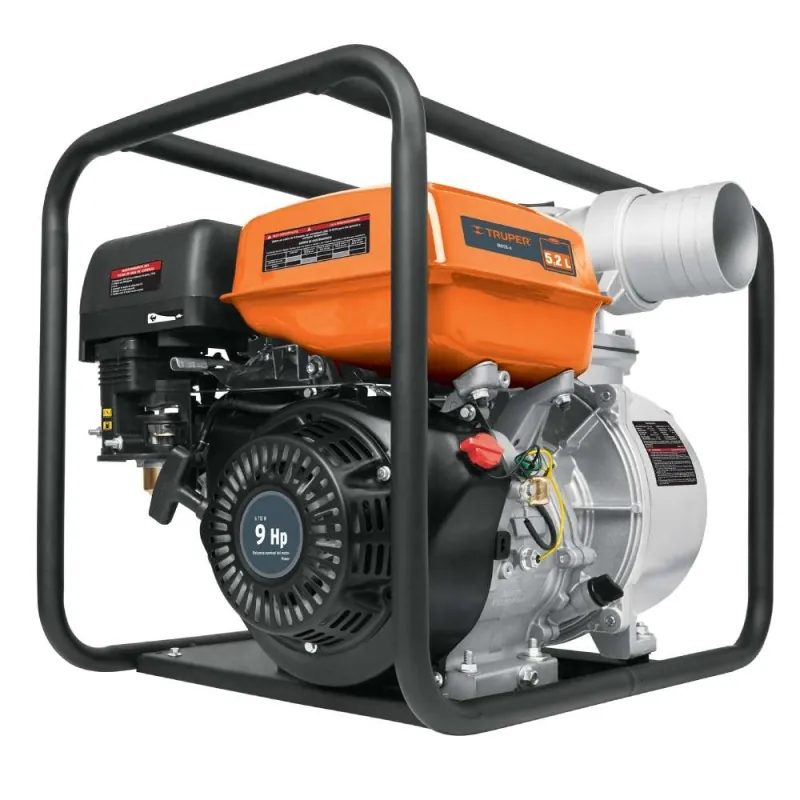 Motobomba a gasolina 9hp (6710 ww) 1500 lt * min. 42 plgds - trupper
